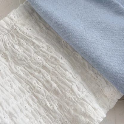 Baby Girl Puff Sleeve Top and Shorts Set - image 5