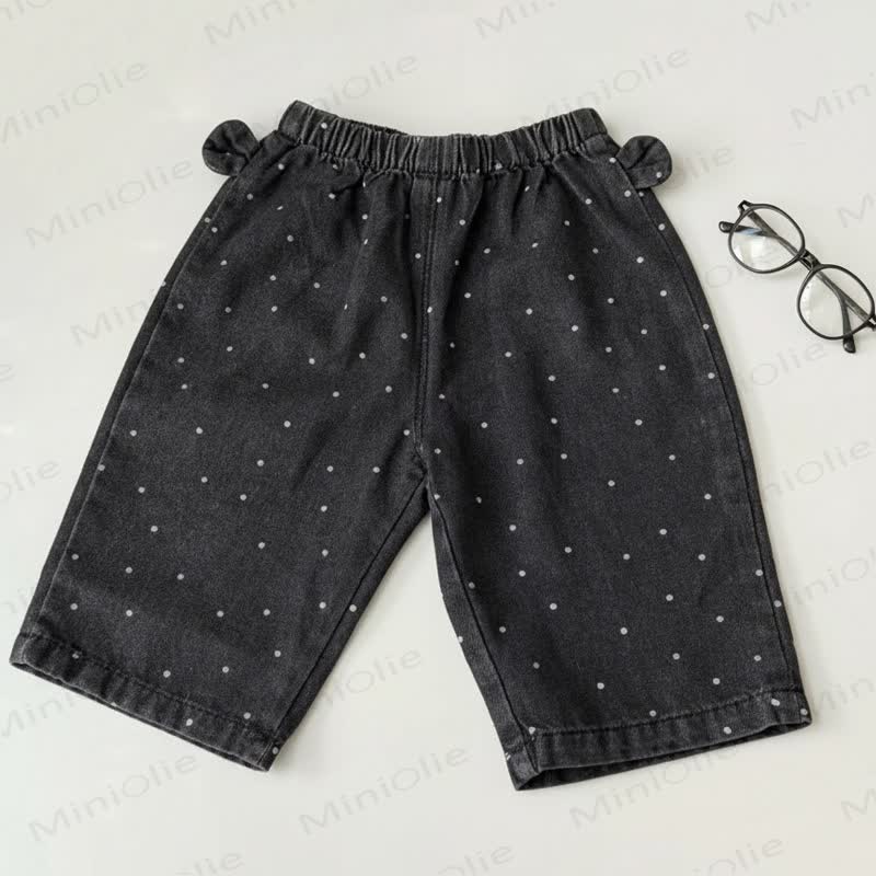 Baby Toddler Polka Dot Print Pants - Black - 3-4T - image 2