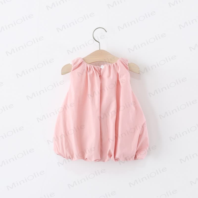 Baby Girls Pink Rows Dress - image 2