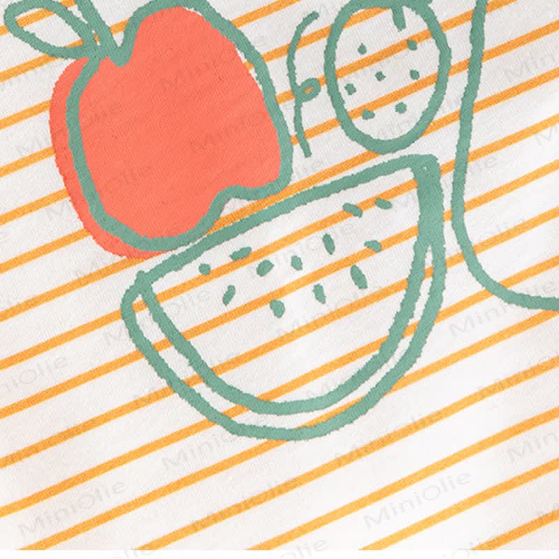 Toddler Line Pattern Striped Tee - image 4