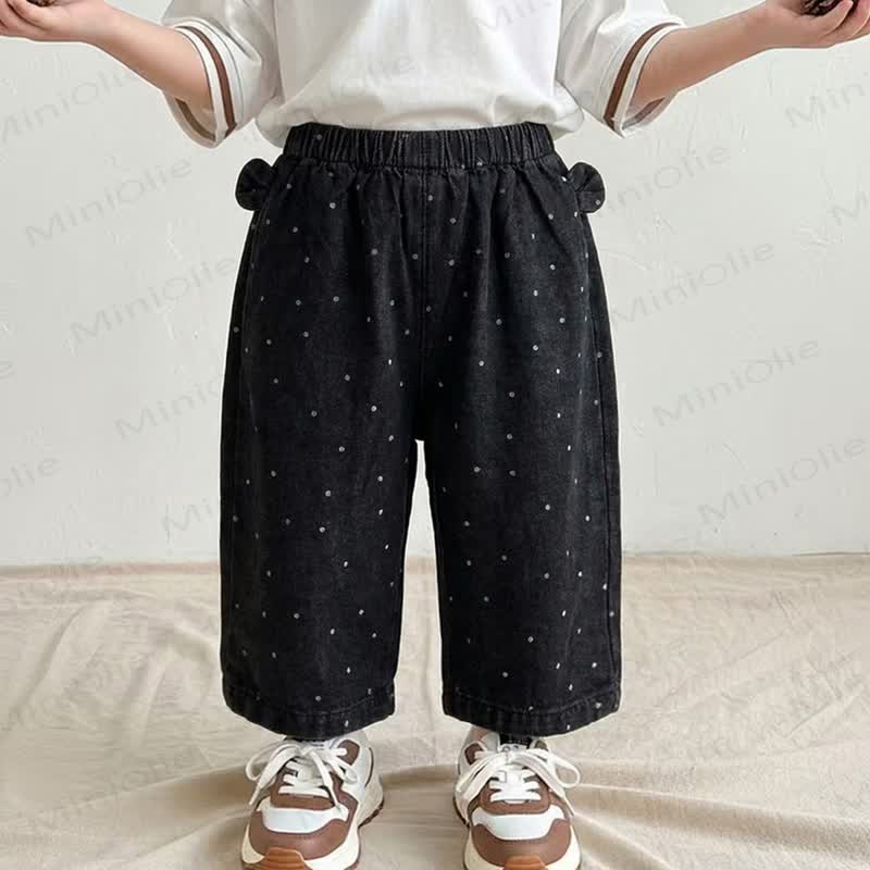 Baby Toddler Polka Dot Print Pants - image 4