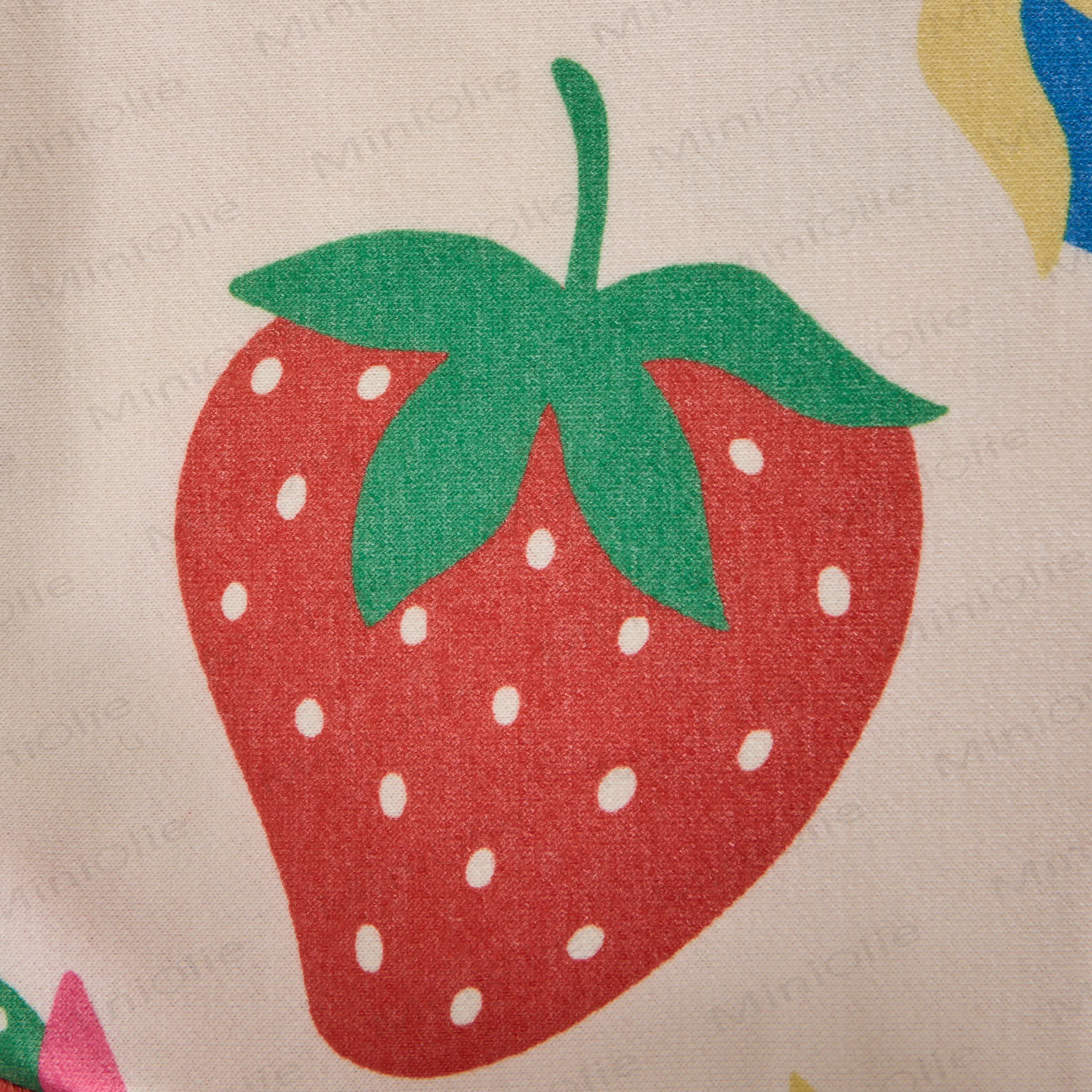 Baby Beige Strawberry Romper - image 6