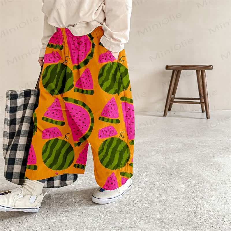 Baby Watermelon Orange Pants - Orange - 2-3T - image 1