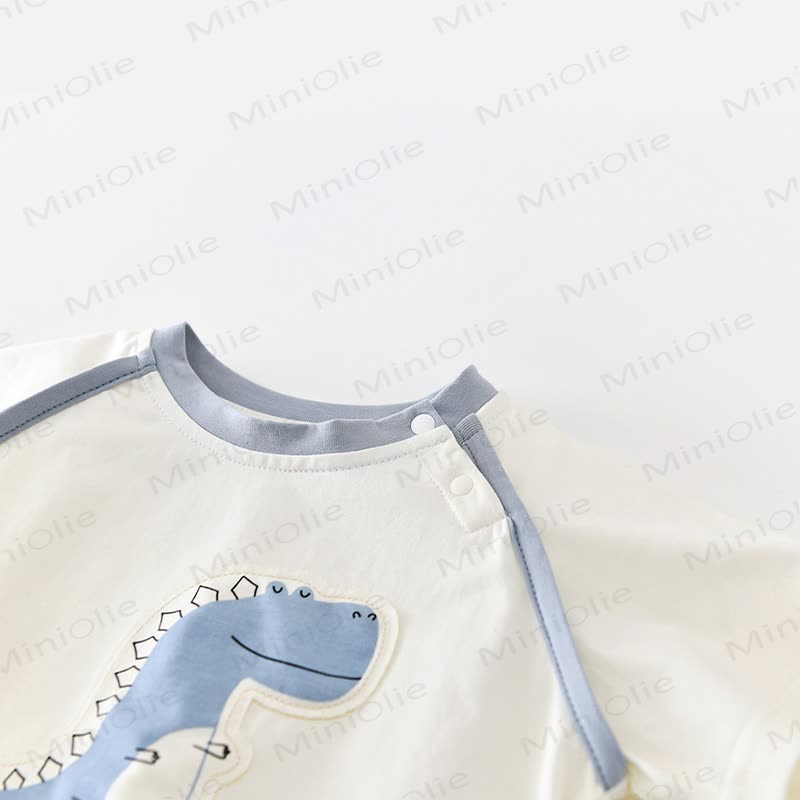 Baby Blue Dinosaur Cotton Set - image 4