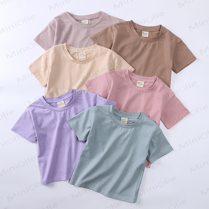 Toddler Cotton Crew Neck Tee - image 1