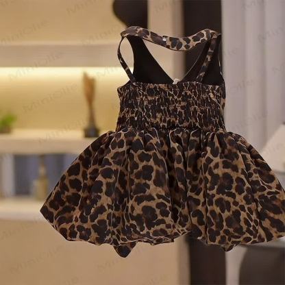 Toddler Girl Leopard Print Dress - image 2