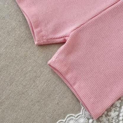 Baby Girl Summer Cotton Flower Top and Shorts Set - image 4