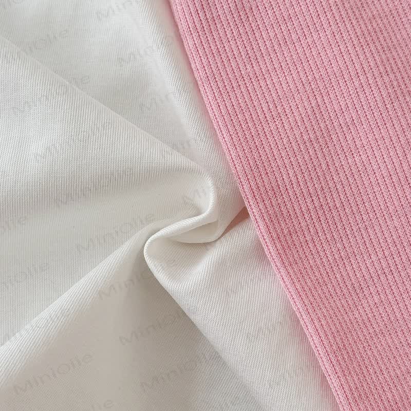 Baby Girl Summer Cotton Flower Top and Shorts Set - image 5