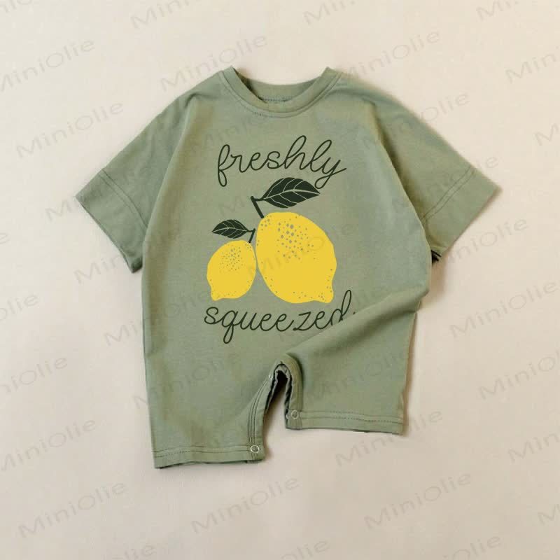 FRESHLY SQUEEZED Baby Green Lemon Romper - Green - 18-24M - image 1