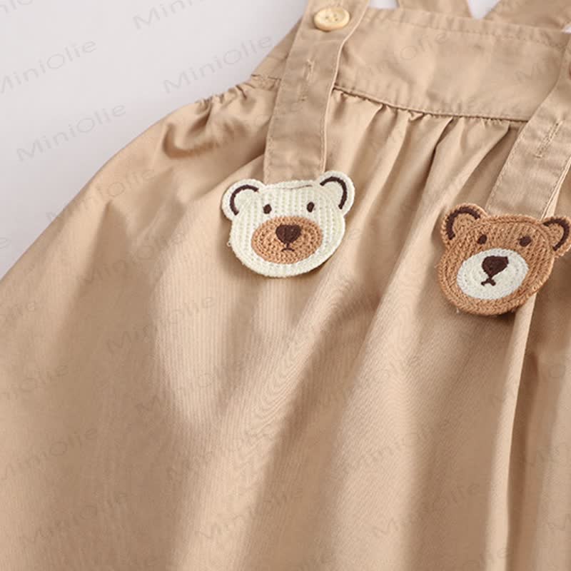 Toddler Bear Dress and Tee 2-piece Set - image 4