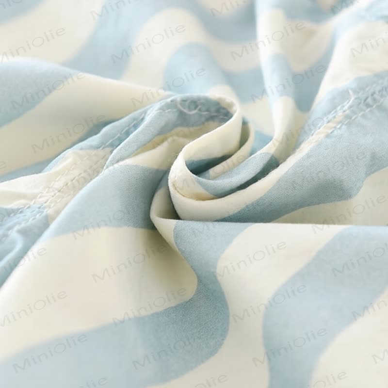 Baby Summer Cotton Striped Bubble Shorts - image 5