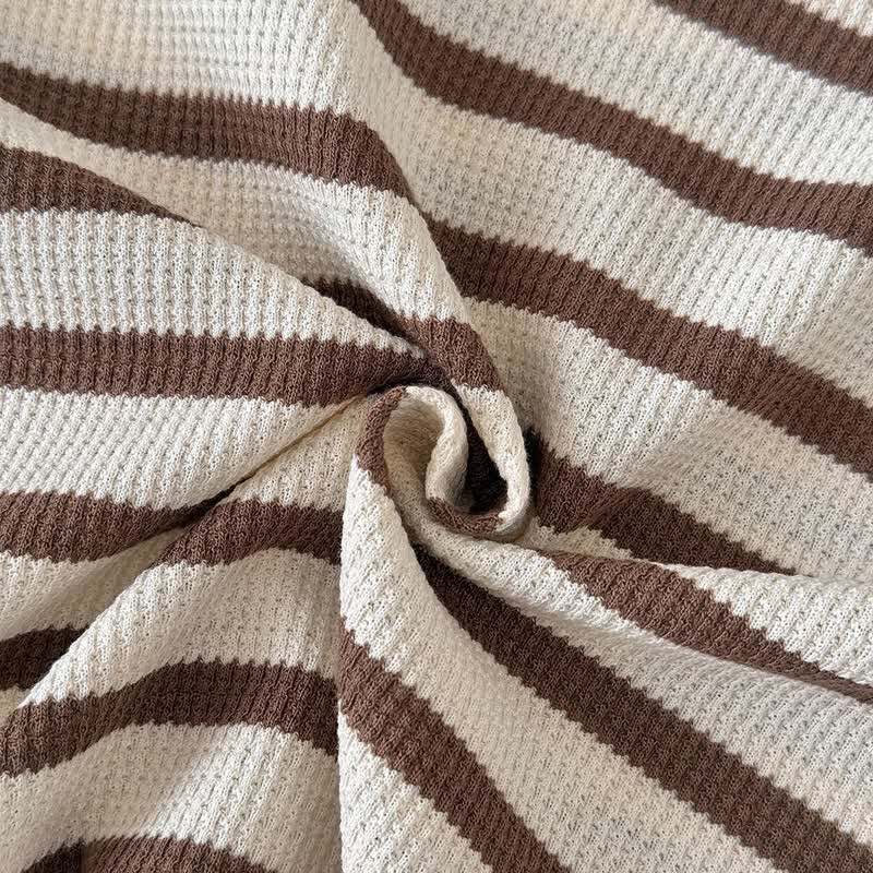 Baby Terry Striped Top and Shorts Set - image 6