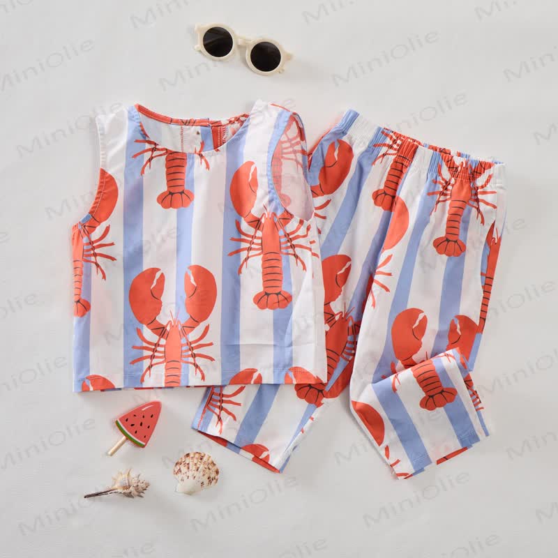 Baby 2-Piece Lobster Sleeveless Set - image 2