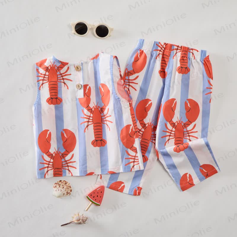 Baby 2-Piece Lobster Sleeveless Set - image 3