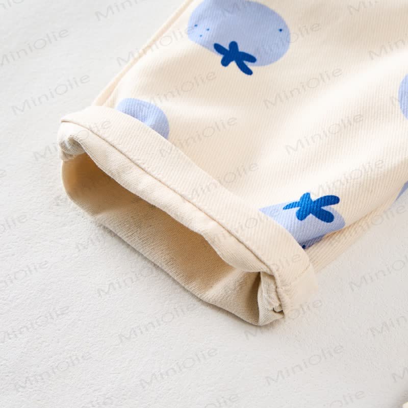 Baby Toddler Blueberry All-over Print Front Pocket Overalls  - image 5