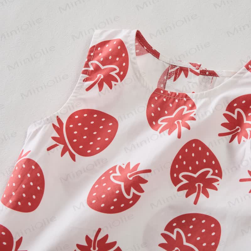 Baby 2-Piece Strawberry Sleeveless Set - image 4