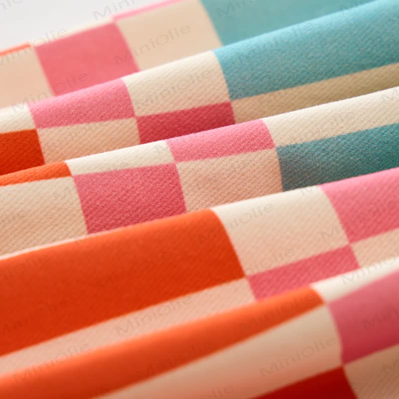 Baby Toddler Colorful Striped Plaid Overalls  - image 6