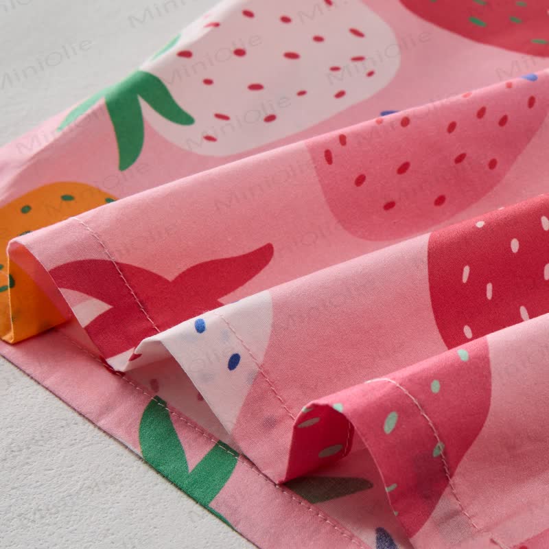 Baby 2-Piece Pink Strawberry Sleeveless Set - image 5