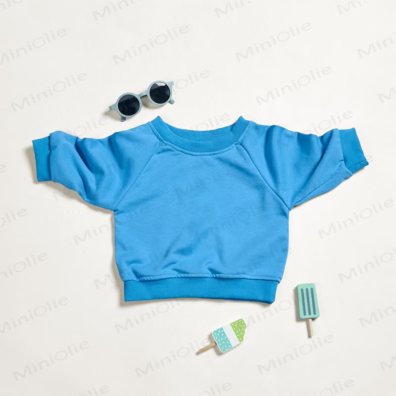 READ TO ME YOU PEASANT Baby Toddler Blue Sweatshirt - image 2