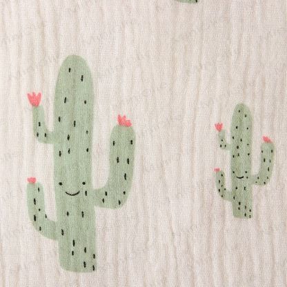 Baby Muslin Cactus/Rainbow Print Romper - image 8