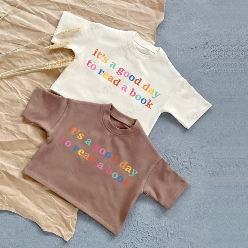 IT'S A GOOD DAY TO READ A BOOK Baby Summer Casual T-Shirt - image 1