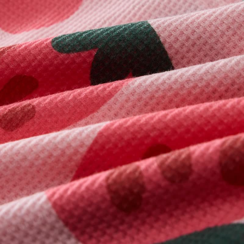 Baby Toddler Strawberry Waffle Sweatshirt 2-piece Set - image 6