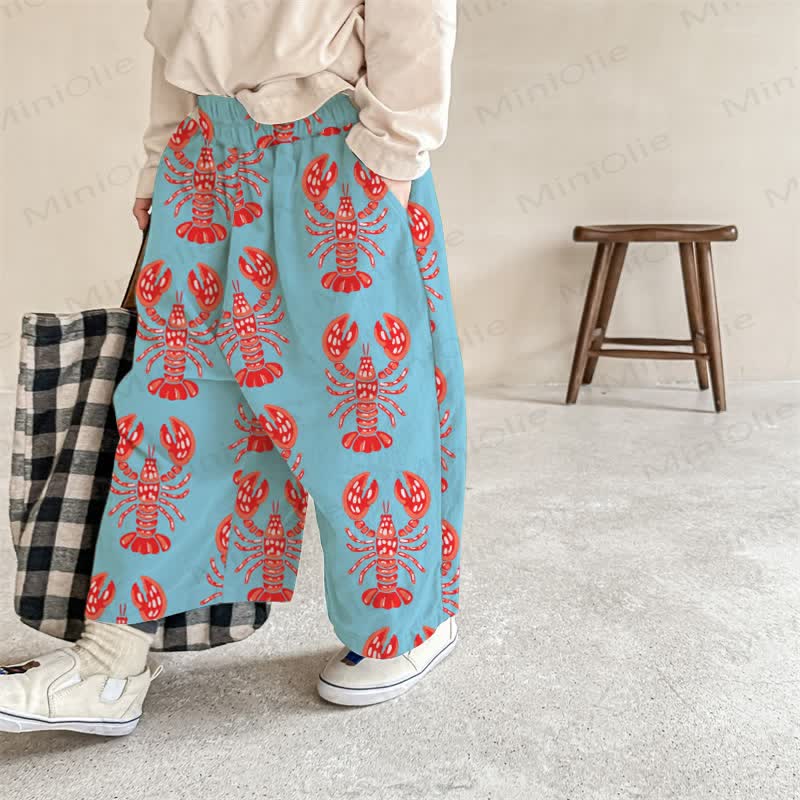 Baby Blue Lobster Pants - Blue - 2-3T - image 1