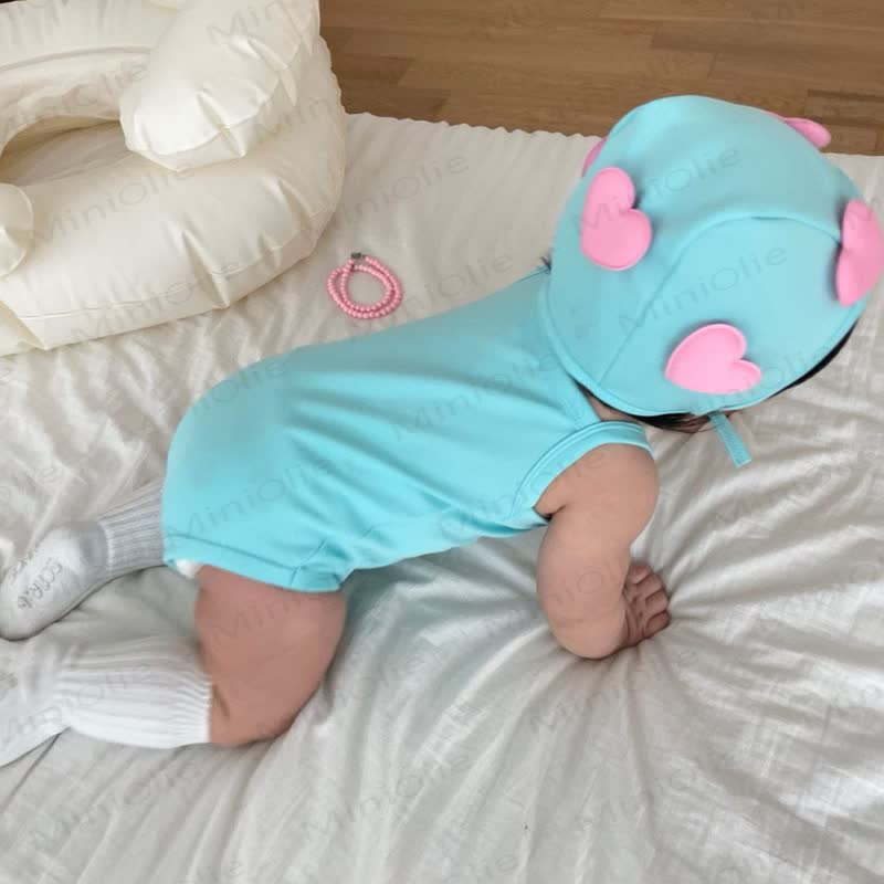 Baby Heart Swimsuit with Hat - image 7