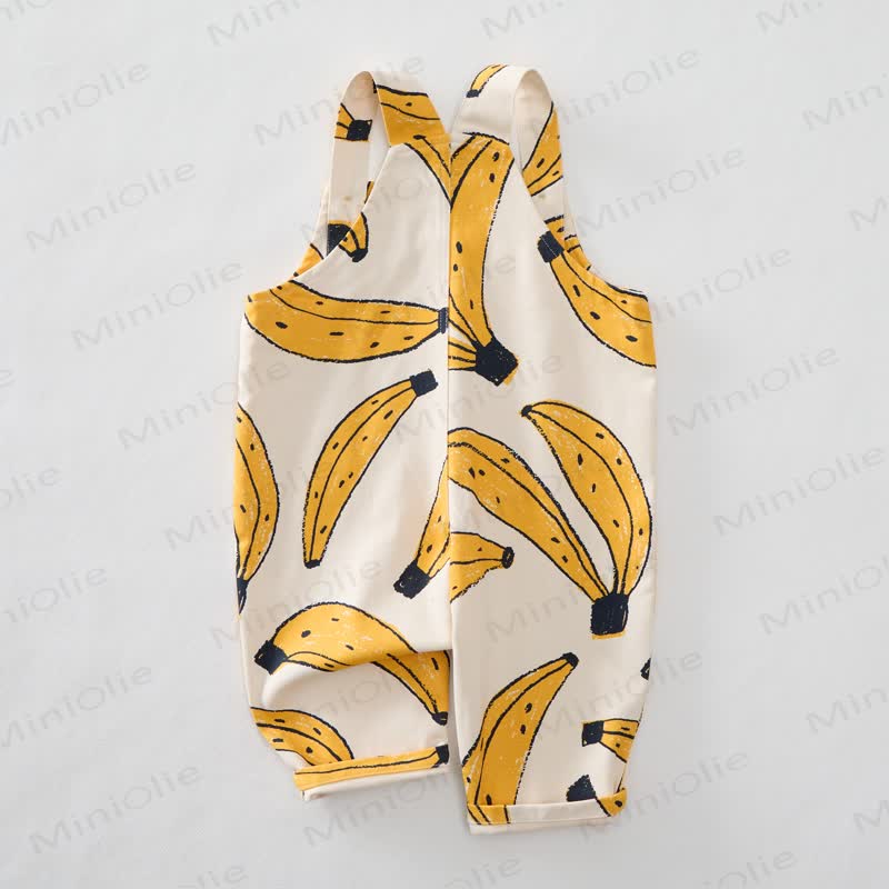 Baby Toddler Banana Pocket Overalls - image 2