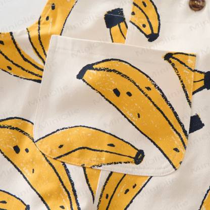 Baby Toddler Banana Pocket Overalls - image 4