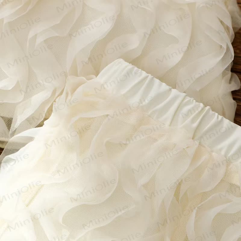 Baby Girls Bow Tank Top and Shorts Set - image 3