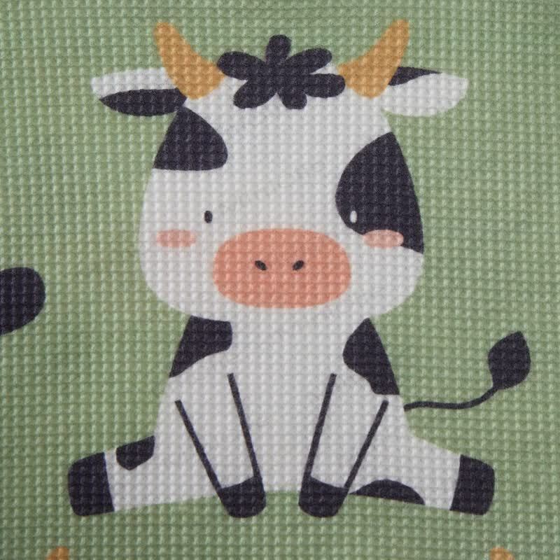 Baby Waffle Cute Dairy Cow Sweatshirt 2-piece Set - image 5