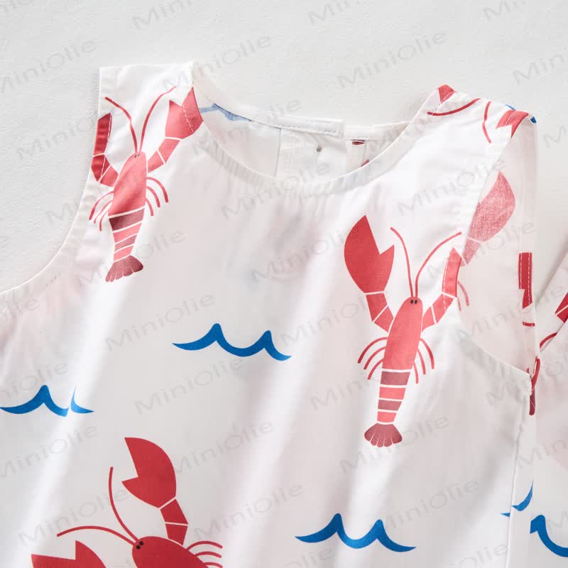 Toddler Red Lobster 2-piece Sleeveless Set - image 2