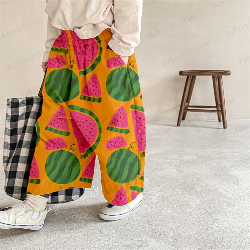 Baby Watermelon Orange Pants - Orange - 2-3T - image 1