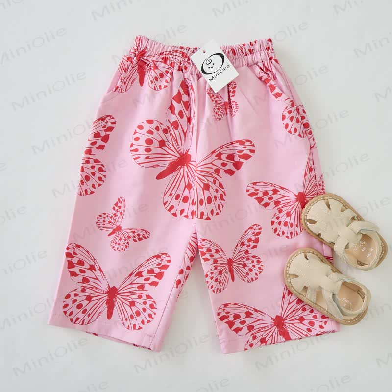 Baby Butterfly Pink Pants - image 2