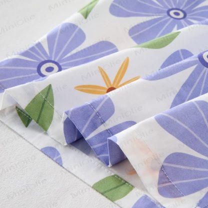 Baby Toddler Blue Flower Sleeveless 2-piece Set - image 8