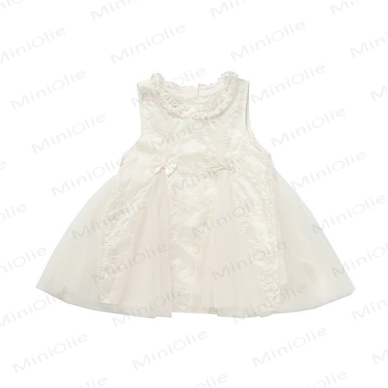Toddler Girls Bows Tulle Princess Sleeveless Dress - image 3