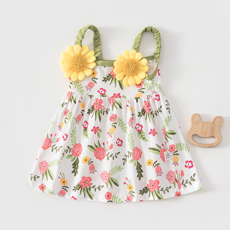 Baby Toddler Girls Cotton Dress - Green - 4-5T - image 7