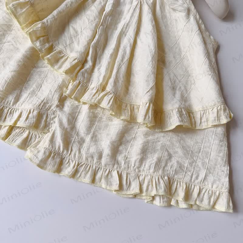 Toddler Girls Solid Color Tank Top and Pants Set  - image 7