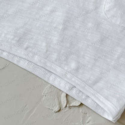 Baby Solid Color Crew Neck T-shirt - image 6