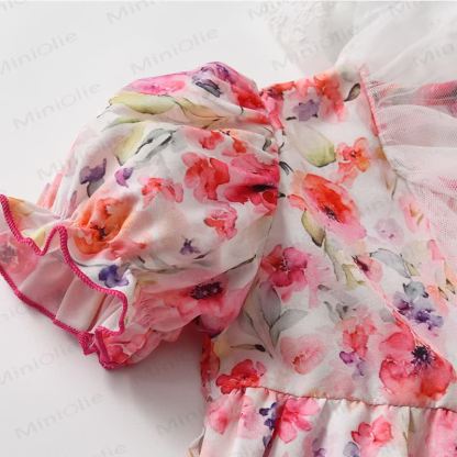 Baby Rose Lace Collar Bodysuit and Hat - image 3