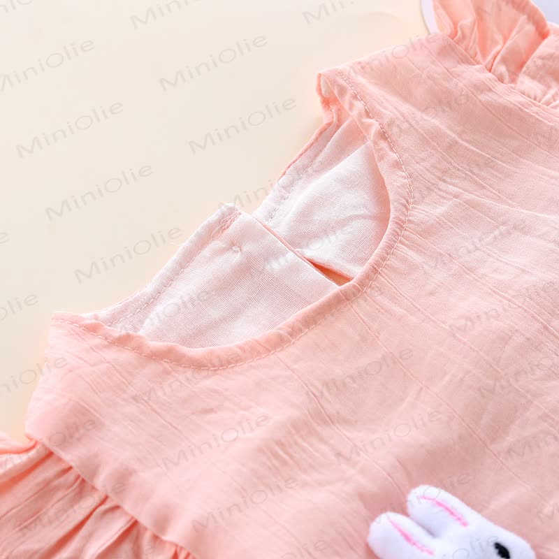 Baby Flutter Sleeve Mushroom/Duck/Bunny Bodysuit - image 6