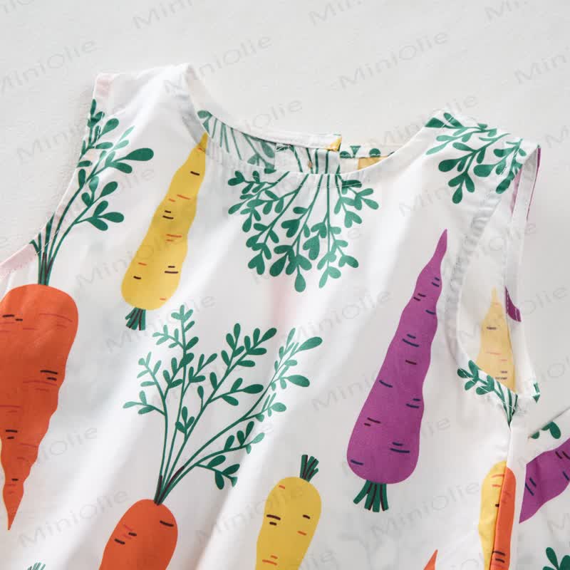 Baby 2-Piece Carrot Beige Sleeveless Set - image 4