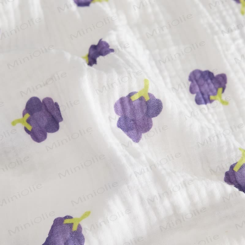 Baby Grapes Crepe Romper with Hat - image 6