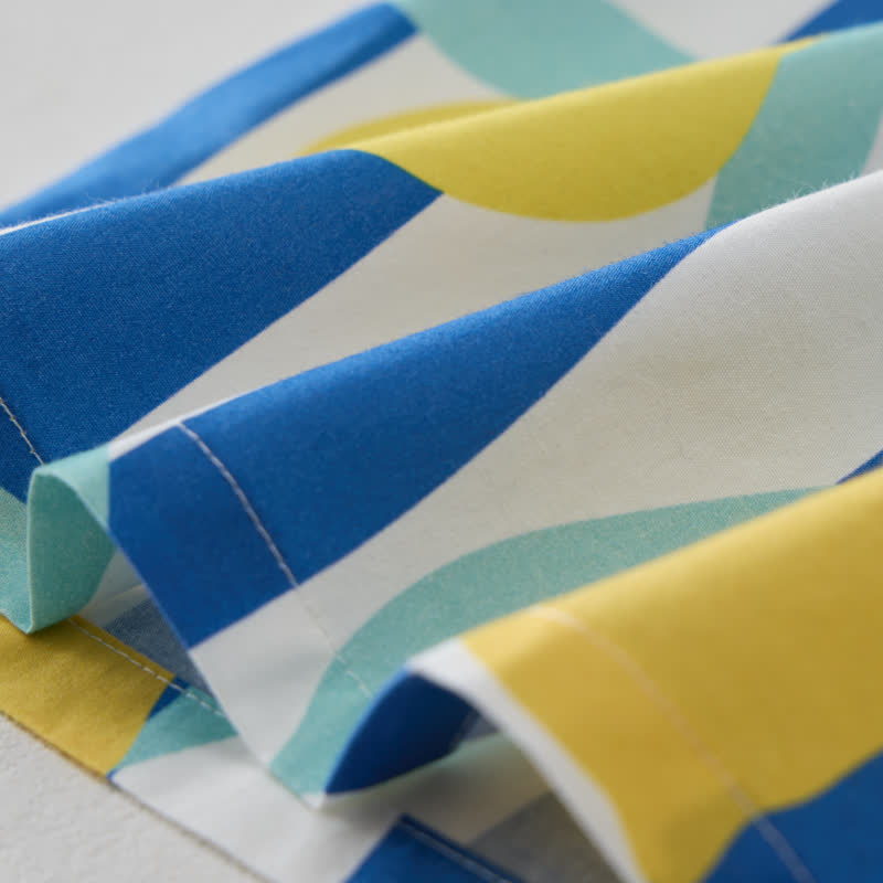 Baby Blue Vertical Striped Lemon 2-Piece Sleeveless Set - image 6