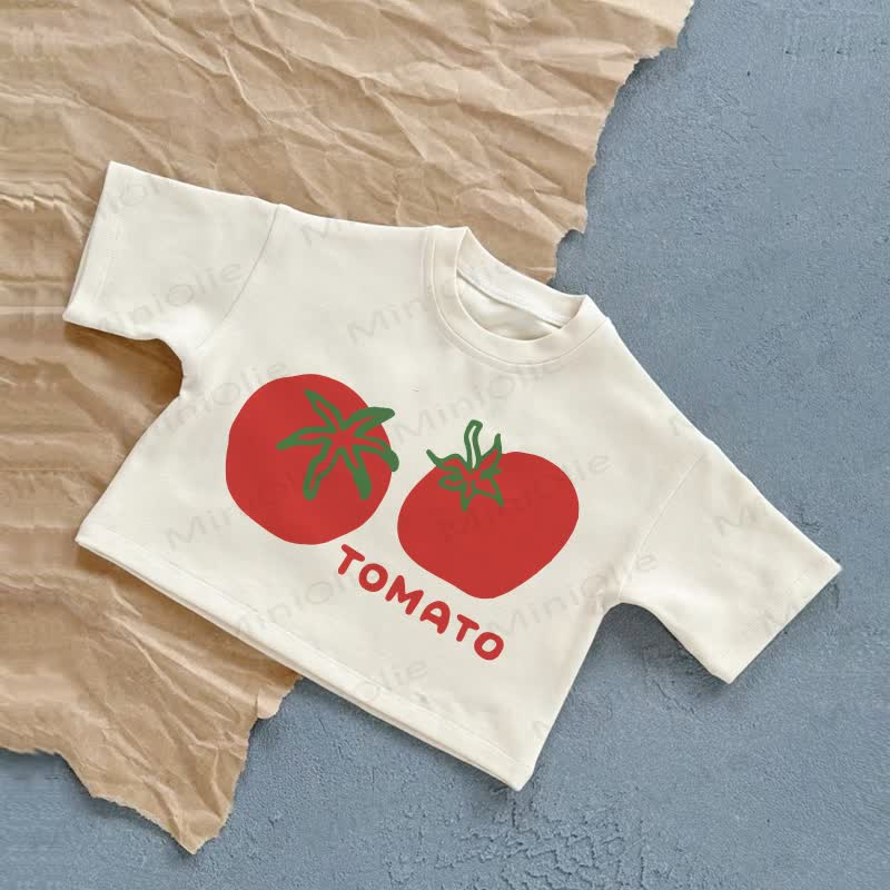 TOMATO Baby White Summer Casual T-Shirt - White - 2-3T - image 1