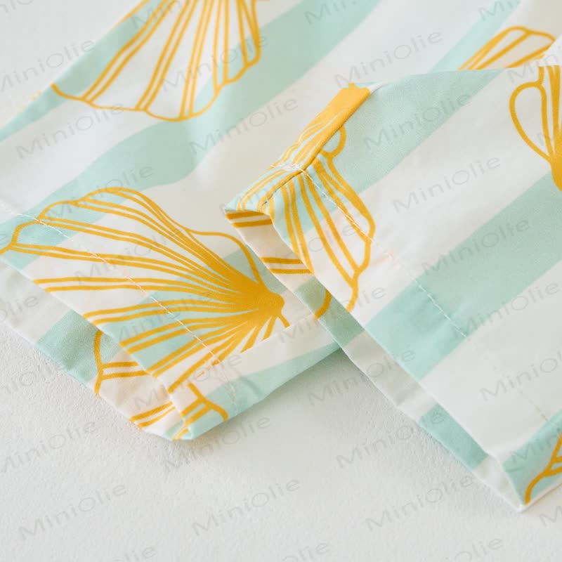 Baby 2-Piece Shell Striped Sleeveless Set - image 6