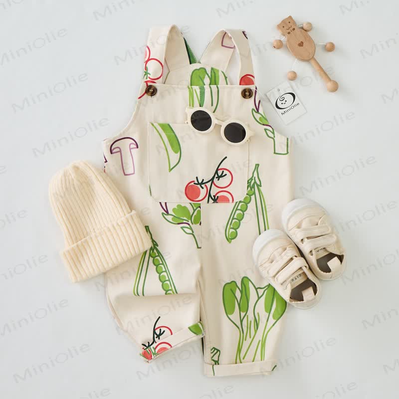 Baby Toddler Vegetable Overalls  - image 2