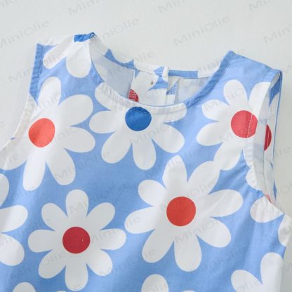 Baby White Daisy 2-Piece Sleeveless Set - image 5