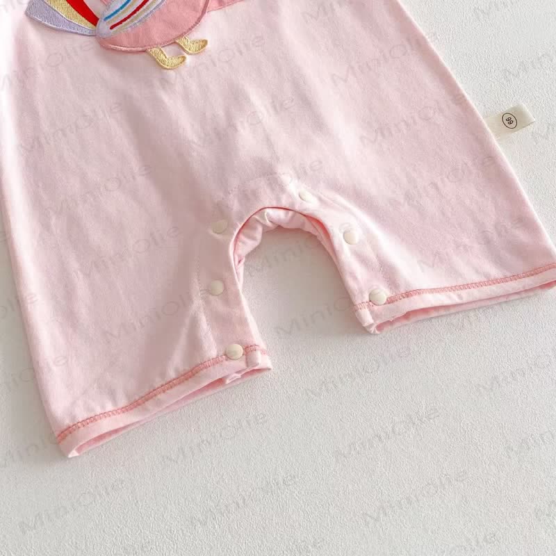 Baby Animal Short-sleeve Romper - image 8